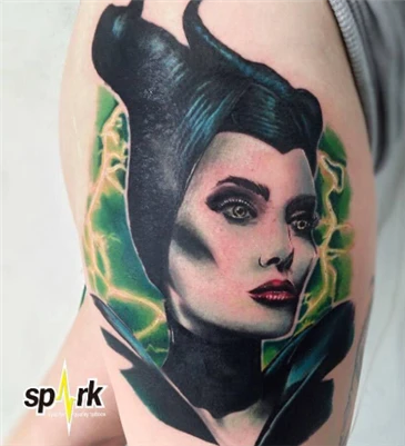 Księżniczka mononoke na tatuaż