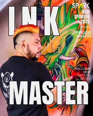 Spark artysta @aarutattoo2303 roszcza najwyższy honor na międzynarodowej konw...