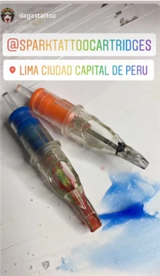 Dagas Tattoo z Peru zawsze współpracuje z #sparkcartridges