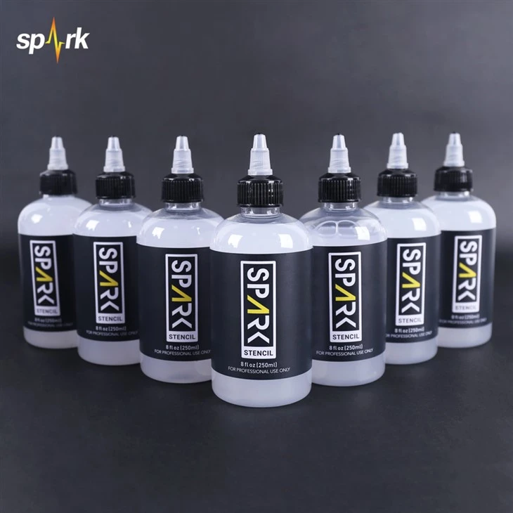 SAPRK 8 Fl Oz (250 ml) Professional Quick Dry Non - Fading gładki żel tatuażu dla tatuaży