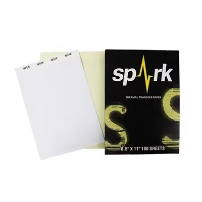 Spark gładki tatuaż papier atramentowy o wysokim połysku detale tymczasowe szablon