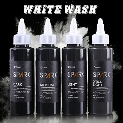Spark Professional 4oz Organic Bright and Long - trwały tatuaż tatuażowy do tatuażu do tatuażu