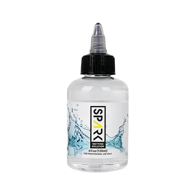 Organiczny tusz do tatuażu o pojemności 120 ml, poprawiający przepływ atramentu. Roztwór zwilżający i mieszający