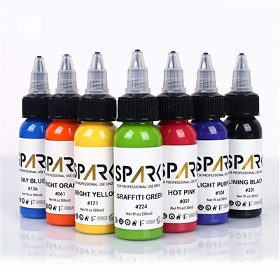 Wysokiej jakości tusz do tatuażu 30 ML Pigment Dostosowany tusz do tatuażu na ciele własnej marki