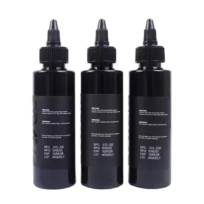 Spark Custom Wholesale China High - koniec 4 uncji 120 ml Pigment Pigment Ciało Kolor skóry Niesamowity atrament OEM Black Tattoo
