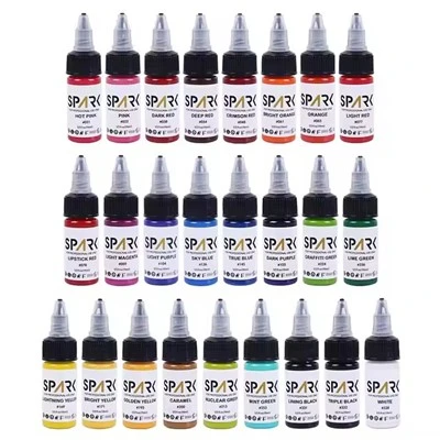 Spark Wholesale dostosowany 0. 5 uncji 15 ml nietoksyczne PMU wegańskie tymczasowe kosmetyczne zawodowe tatuaż na bazie oleju