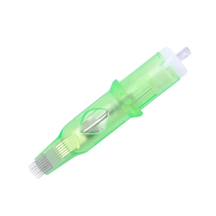 Mega Tattoo Cartridges 0.35mm Zakrzywiony wkład z igłą Magnum