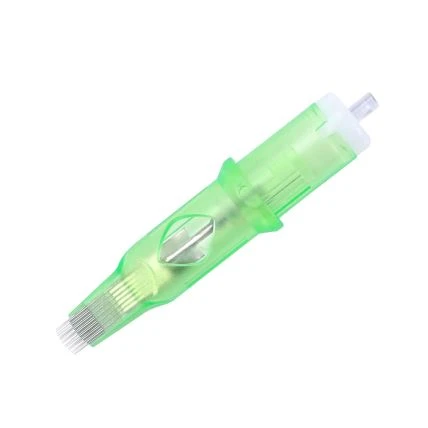 Mega Tattoo Cartridges 0.35mm Zakrzywiony wkład z igłą Magnum