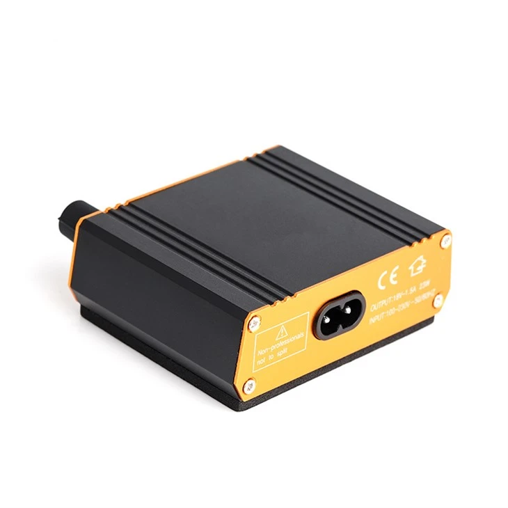 Zasilacze do tatuażu 18 V Zasilacz do tatuażu Mini LCD Materiały do tatuażu