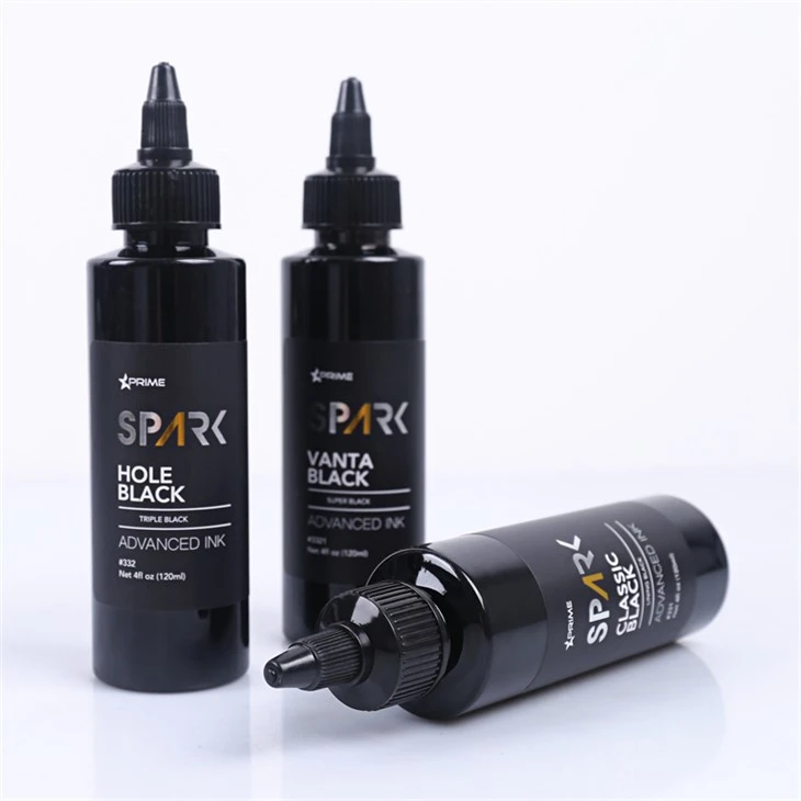 Klasyczny czarny 4OZ Podszewka z serii Black Ink Spark Tattoo Ink Tattoo Ink Black Light