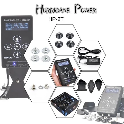 Power Tattoo Hurricane Hand Touch Zasilacz do tatuażu