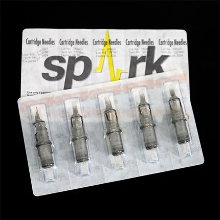 Wkłady z igłami do tatuażu Spark Greywash 0.35 MM zakrzywione Magnum