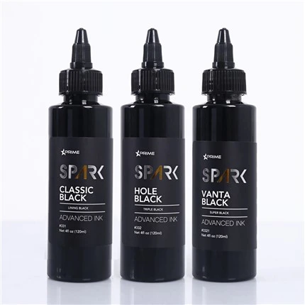 Profesjonalny zestaw tuszy do tatuażu Vanta Black 4OZ Super Black Ink Spark Tattoo Ink