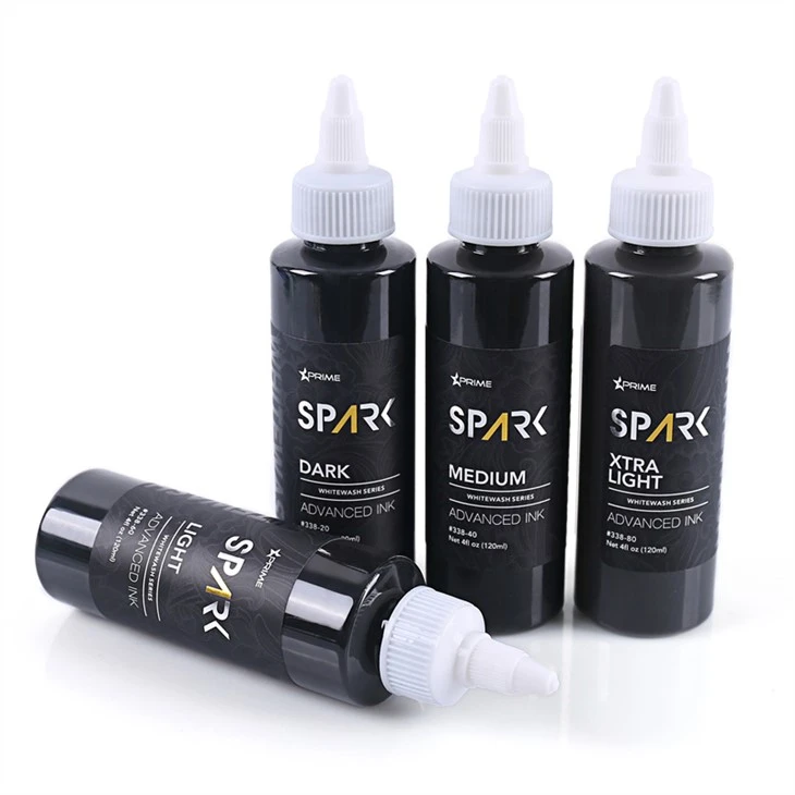 Tattoo Ink Spark Original White Wash Zestaw Pigmentów Tusz do tatuażu