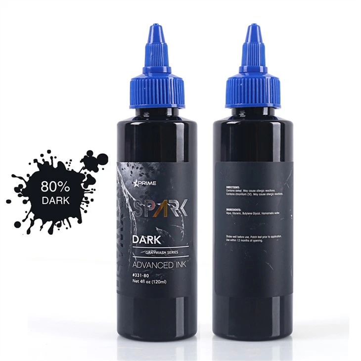 Atramenty do tatuażu luzem Czarny tusz do tatuażu Spark Tattoo Ink