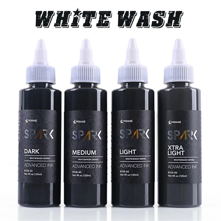 Przechowywanie atramentu do tatuażu White Wash Spark