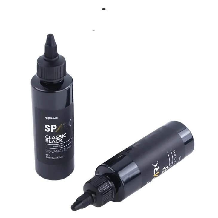 Czarny tusz do tatuażu Klasyczny czarny 4OZ Podszewka Seria Black Ink Spark Tattoo Ink Tattoo Ink Black Light