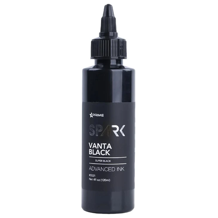 Bezołowiowy tusz do tatuażu Seria Black Ink 8OZ Klasyczna czarna podszewka Black Spark Tattoo Ink Profesjonalny wyświetlacz tuszu do tatuażu